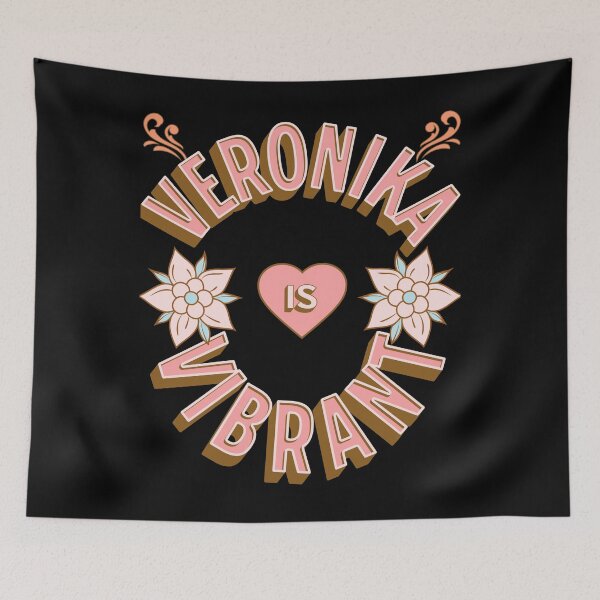 Item preview, Veronika is Vibrant - First Names - Birthday Gifts - Alliteration Fans designed and sold by epicthoughts.