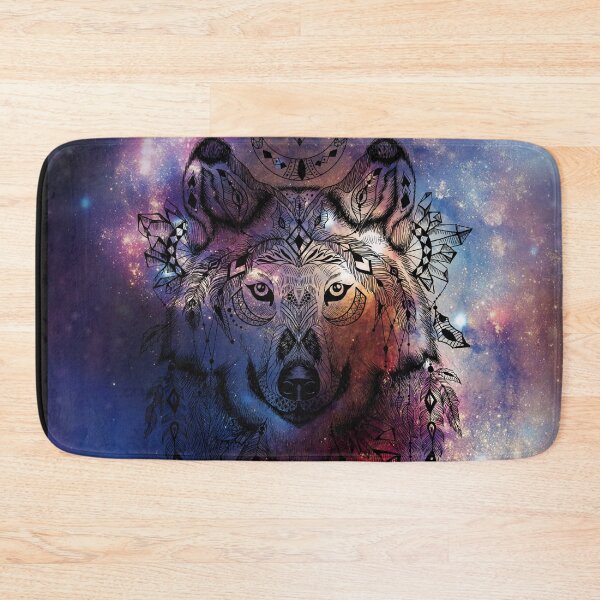 Item preview, Beautiful galaxy wolf designed and sold by shadowscapeart ..