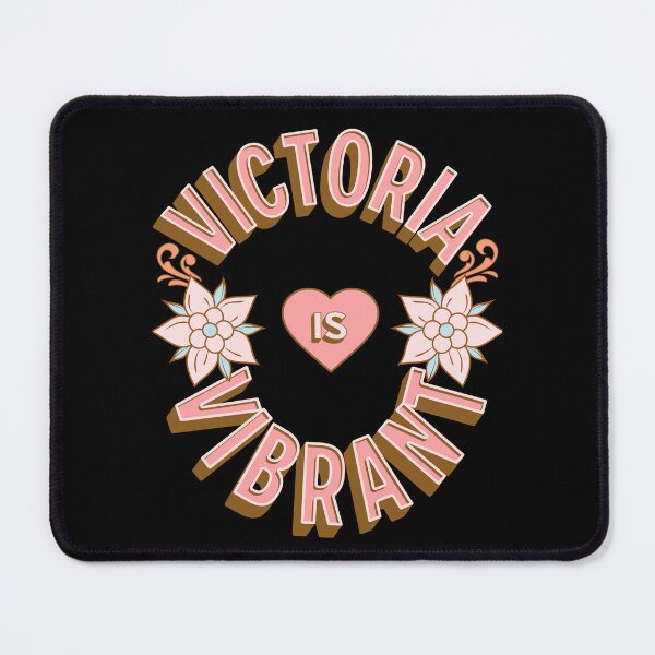Item preview, Victoria is Vibrant - First Names - Birthday Gifts - Alliteration Fans designed and sold by epicthoughts.