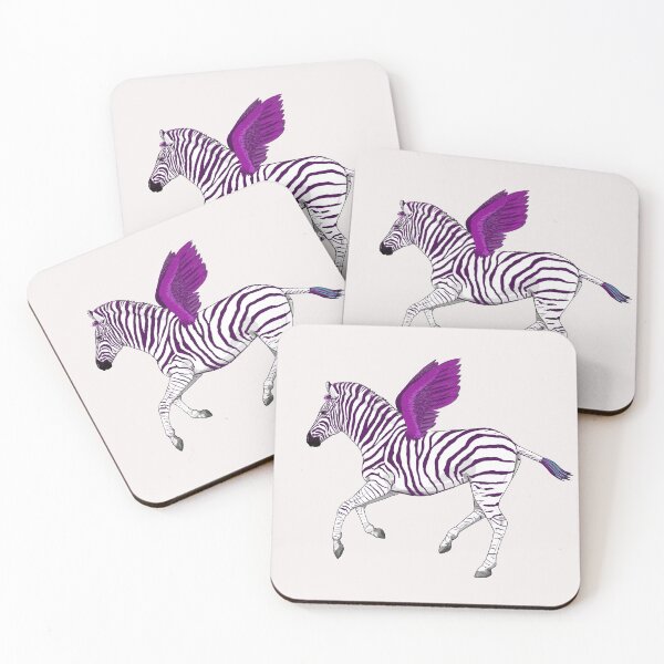 Item preview, Pegasus zebra foal designed and sold by CLBArtDesign.