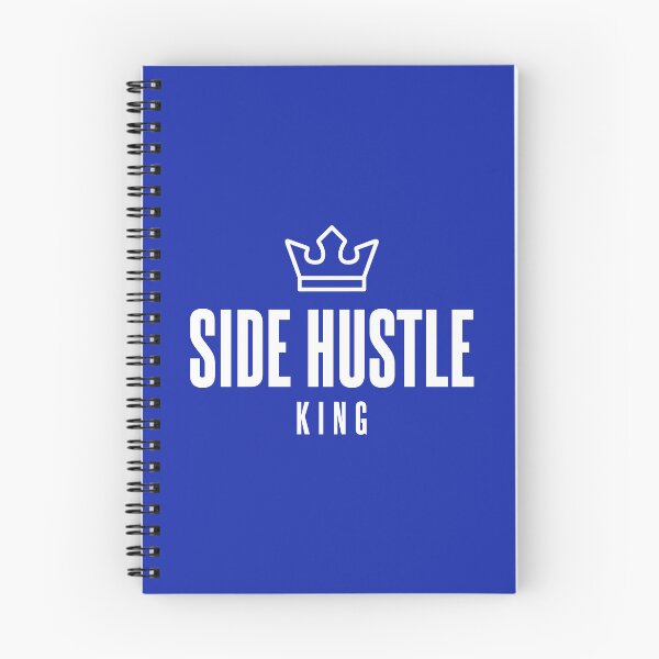 Item preview, Side Hustle King - White Text designed and sold by Luhmdesign.