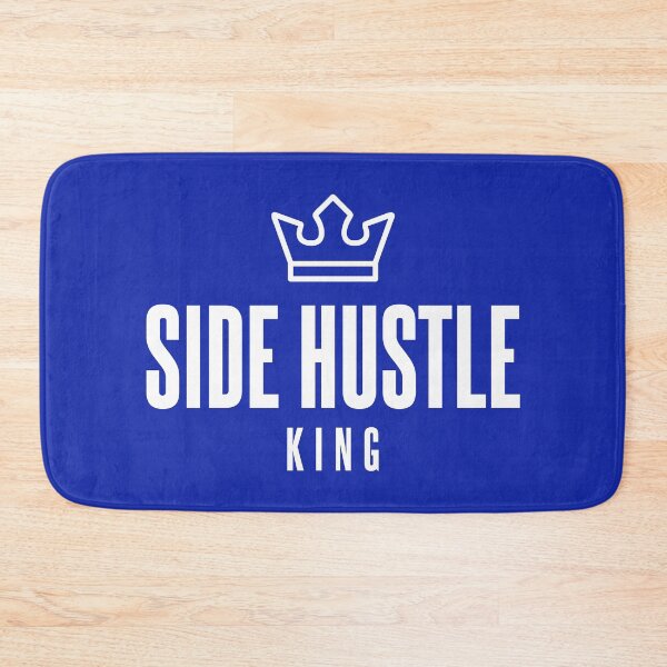 Item preview, Side Hustle King - White Text designed and sold by Luhmdesign.