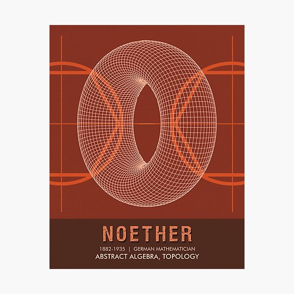 Science Posters - Emmy Noether - Mathematician Photographic Print