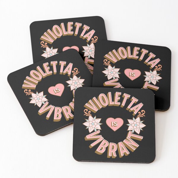 Item preview, Violetta is Vibrant - First Names - Birthday Gifts - Alliteration Fans designed and sold by epicthoughts.