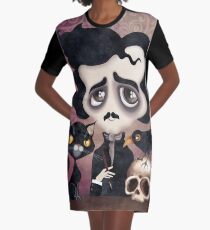 Edgar Poet Graphic T-Shirt Dress