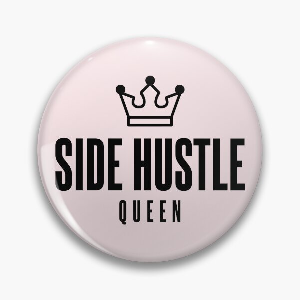 Item preview, Side Hustle Queen - Black Text designed and sold by Luhmdesign.