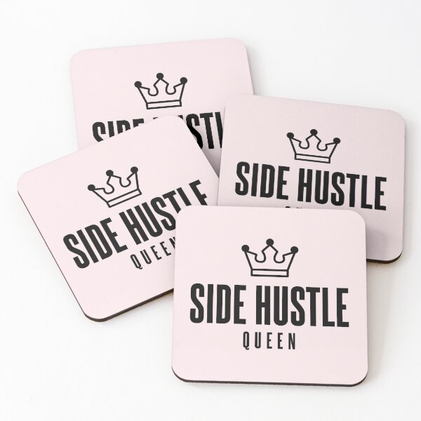 Item preview, Side Hustle Queen - Black Text designed and sold by Luhmdesign.