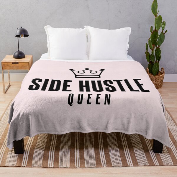 Item preview, Side Hustle Queen - Black Text designed and sold by Luhmdesign.