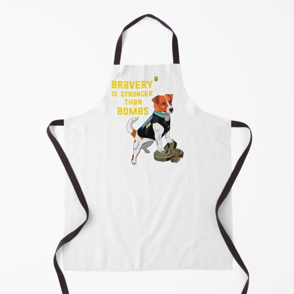 Item preview, Ukrainian Patron Dog Hero - Bravery Is Stronger Than Bombs designed and sold by Aide.