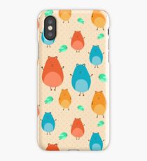 Cartoon funny hamsters iPhone Case