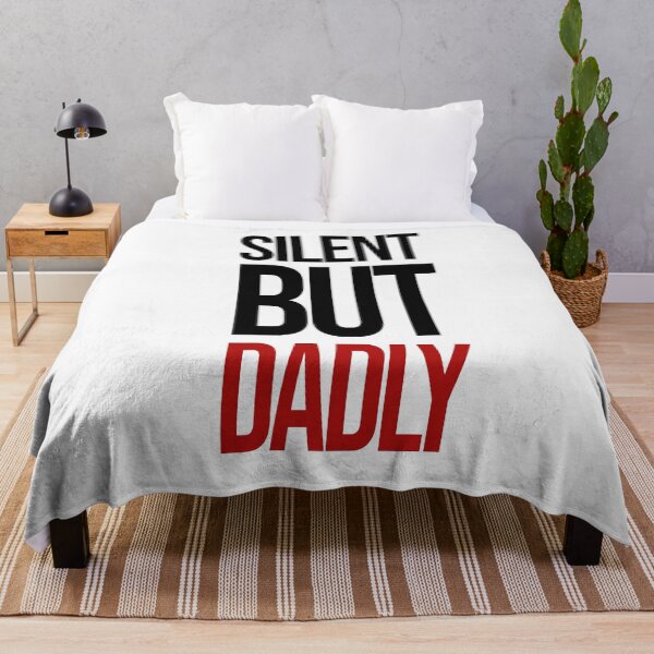 Item preview, Silent but dadly Typography Deisgn designed and sold by mindischaos.