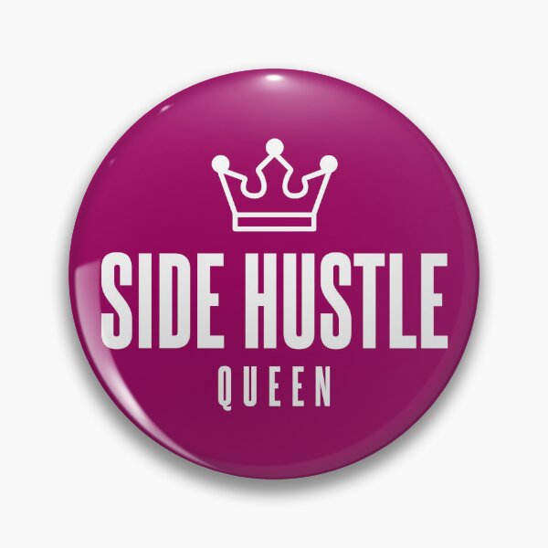 Item preview, Side Hustle Queen - White Text designed and sold by Luhmdesign.