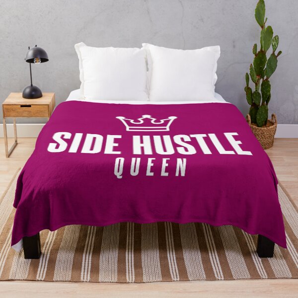 Item preview, Side Hustle Queen - White Text designed and sold by Luhmdesign.