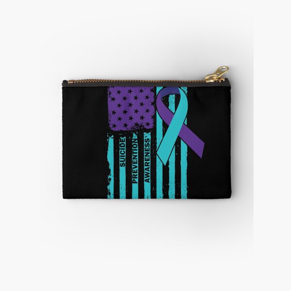 Item preview, Suicide Prevention Awareness American Flag Suicide Awareness Gear designed and sold by DynamicDesign.