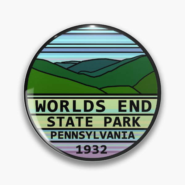 Item preview, Worlds End State Park Abstract Round designed and sold by VanyaKar.