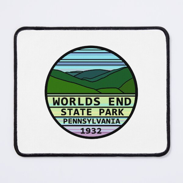 Item preview, Worlds End State Park Abstract Round designed and sold by VanyaKar.