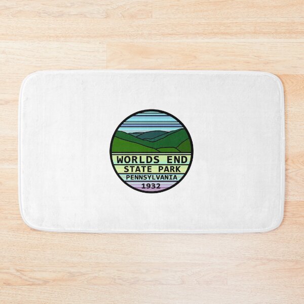 Item preview, Worlds End State Park Abstract Round designed and sold by VanyaKar.