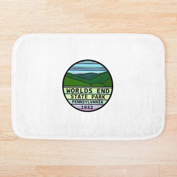 Item preview, Worlds End State Park Abstract Round designed and sold by VanyaKar.