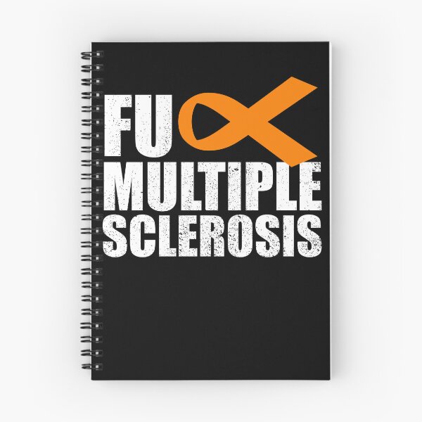 Item preview, Fuck Multiple Sclerosis Ribbon MS Warrior MS Awareness Gear designed and sold by DynamicDesign.