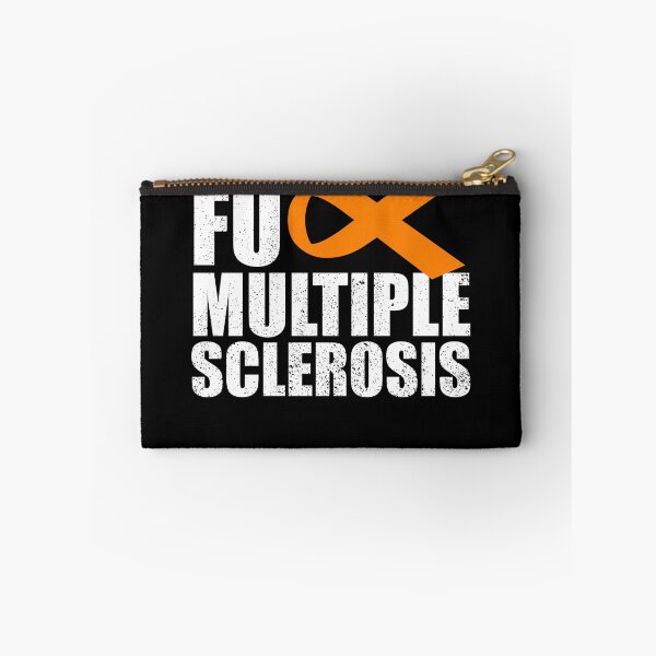Aperçu de l'œuvre Fuck Multiple Sclerosis Ribbon MS Warrior MS Awareness Gear créée et vendue par DynamicDesign.