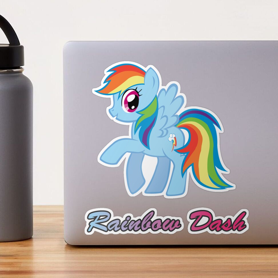 My Little Pony Rainbow Dash 18 oz. Oval Ceramic Mug, 5.5x4x4.5 – Capital  Books and Wellness