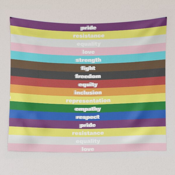 Item preview, Progress Pride Flag for all LGBTQI+ Colorful Diversity designed and sold by PeuCamposF. Inspyre.