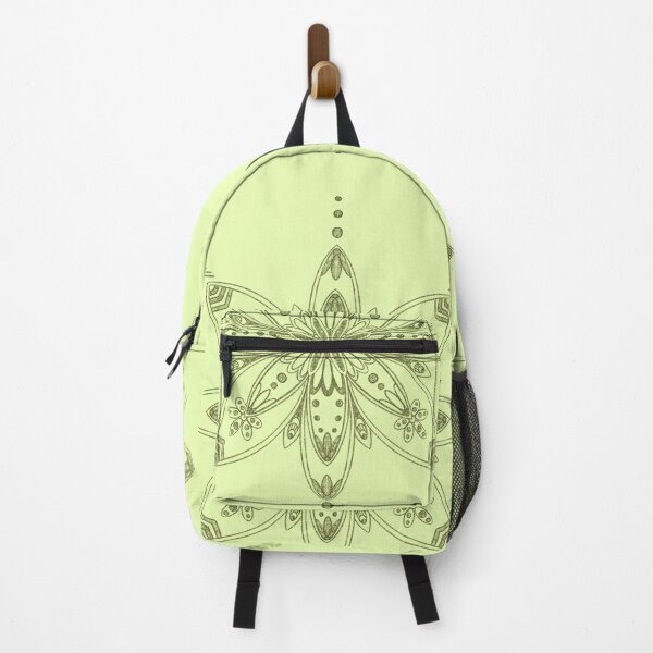 Item preview, green line art flower designed and sold by Fransyn.