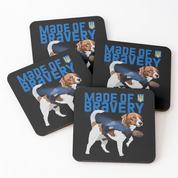 Item preview, Ukrainian Patron Dog Hero Made Of Bravery designed and sold by Aide.