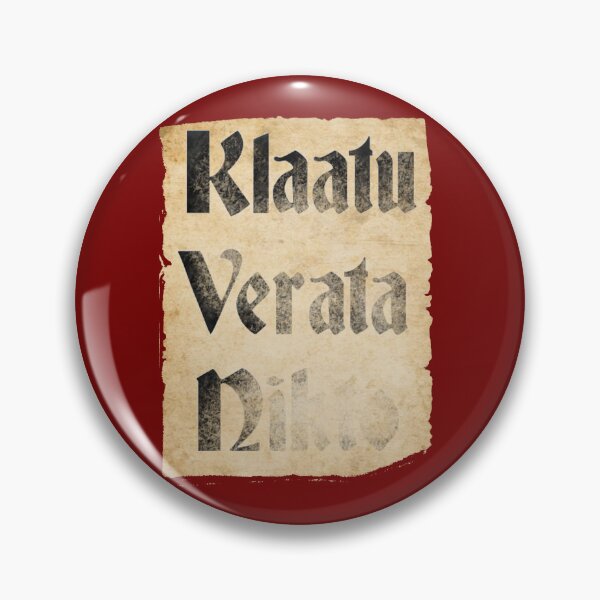 Item preview, Klaatu Verata Necktie designed and sold by Luke Tomlinson Artwork.