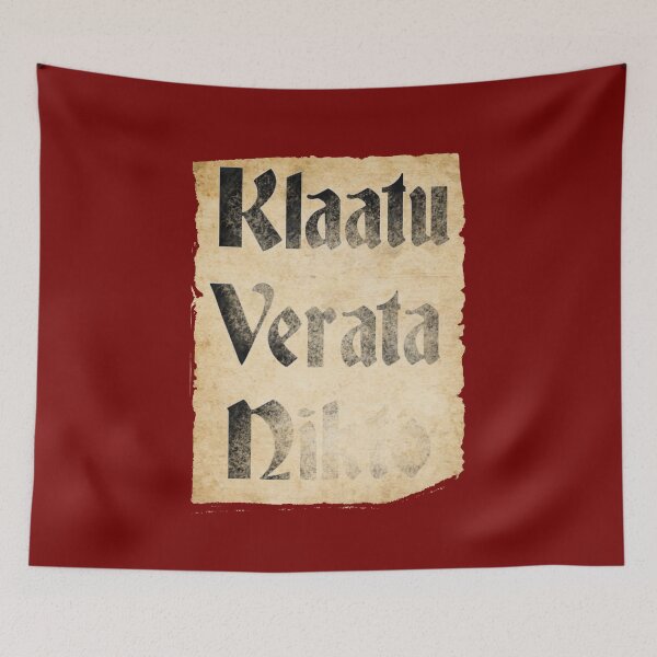 Item preview, Klaatu Verata Necktie designed and sold by Luke Tomlinson Artwork.