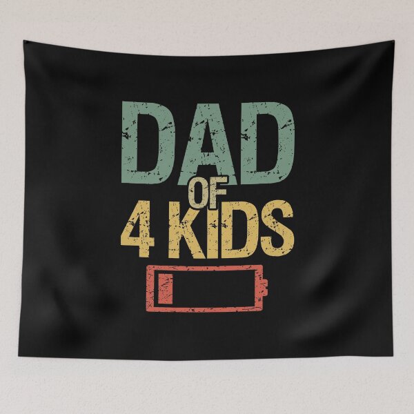 Item preview, Tired Dad Of 4 Kids I designed and sold by Lemon Pepper.