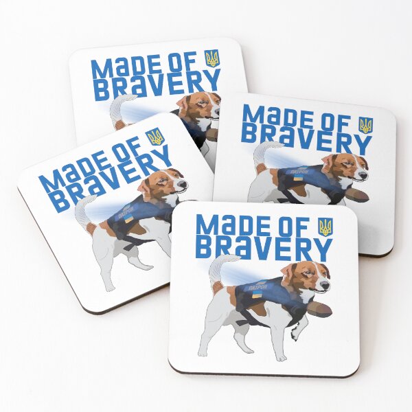 Item preview, Ukrainian Patron Dog Hero Made Of Bravery designed and sold by Aide.