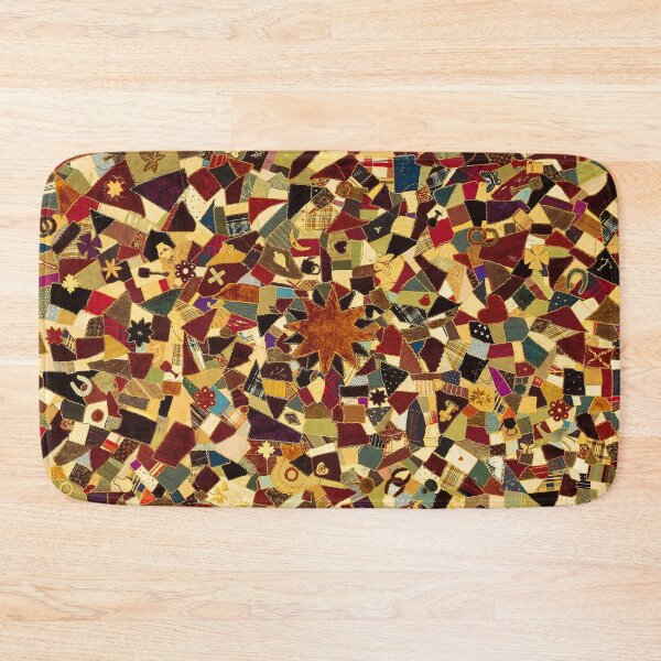 Item preview, Quilt [crazy patchwork] by Rebecca King (c.1890-95) designed and sold by allhistory.