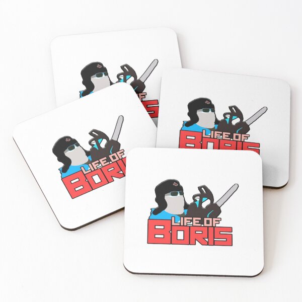 Item preview, UNIQUE - Life of Boris Blue Red designed and sold by DominicRowe.
