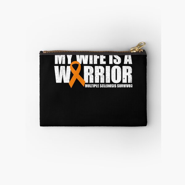 Item preview, My Wife Is A Warrior Multiple Sclerosis Survivor MS Warrior Gear designed and sold by DynamicDesign.