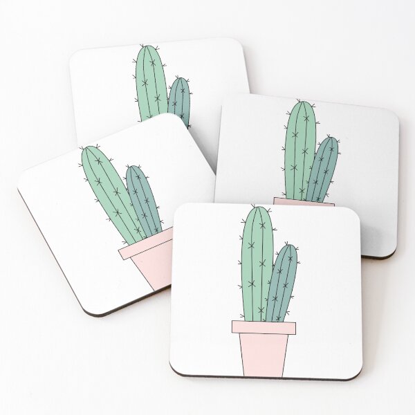 Artikelvorschau, Ästhetische Pastellkaktuspflanze mit rosa Topf entworfen und verkauft von eva8designs.