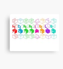 Horrible Canvas Print