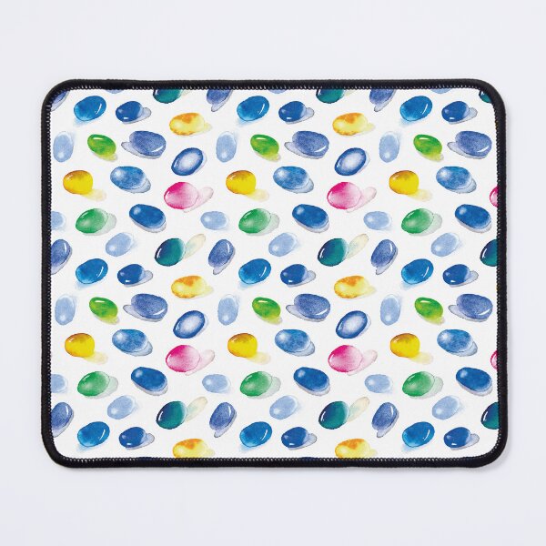 Item preview, Colorful Watercolor Sea Glass Pattern designed and sold by AlicjaCurioseur.