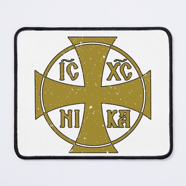 Item preview, IC XC NIKA Christogram Jesus Christ Conquers designed and sold by Happy Puppy Print On Demand.
