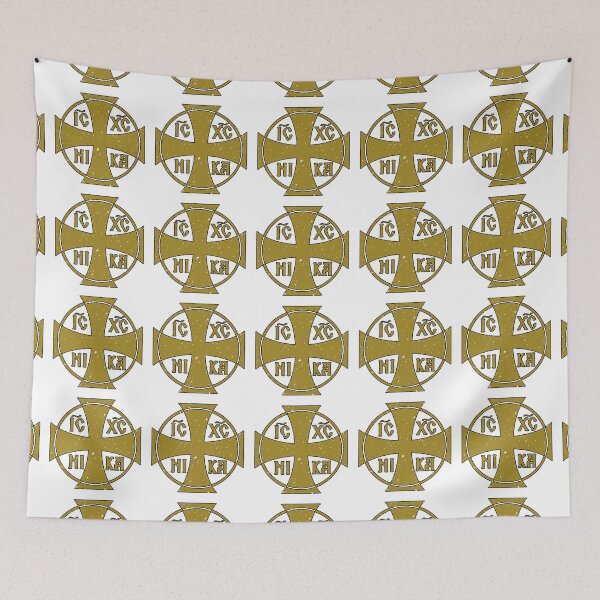 Item preview, IC XC NIKA Christogram Jesus Christ Conquers designed and sold by Happy Puppy Print On Demand.