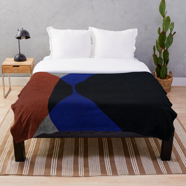 Item preview, BLUE ORANGE COLORS MINIMALIST ABSTRACT ART - #001 designed and sold by Nove Art Studio.