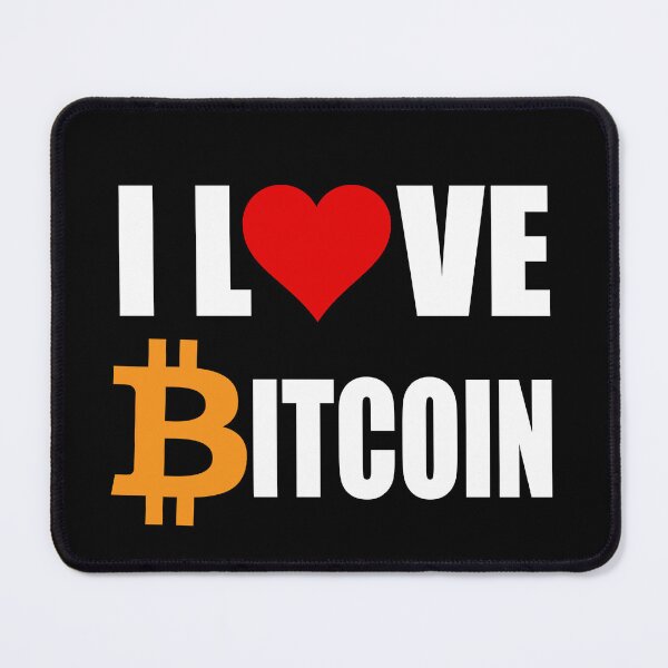 Item preview, I Love Bitcoin | Bitcoin cryptocurrency | Blockchain Technology | Funny Bitcoin Logo designed and sold by tsse.