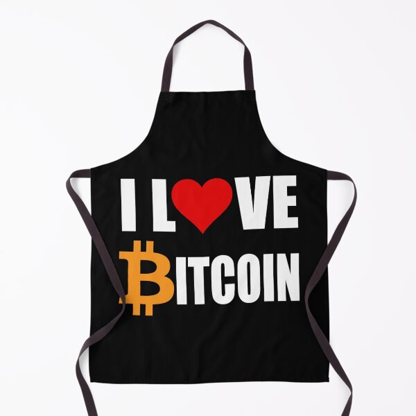 Item preview, I Love Bitcoin | Bitcoin cryptocurrency | Blockchain Technology | Funny Bitcoin Logo designed and sold by tsse.