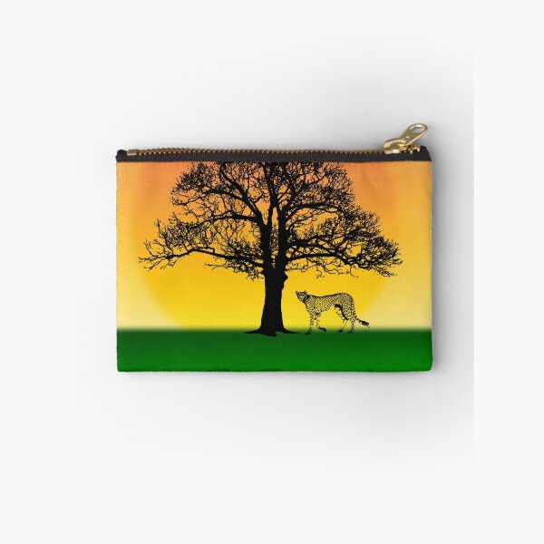 Item preview, Cheetah under a large tree at sunset designed and sold by Bigrow.