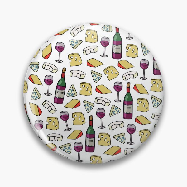 Item preview, Cheese and Wine Pattern designed and sold by DanandDee.