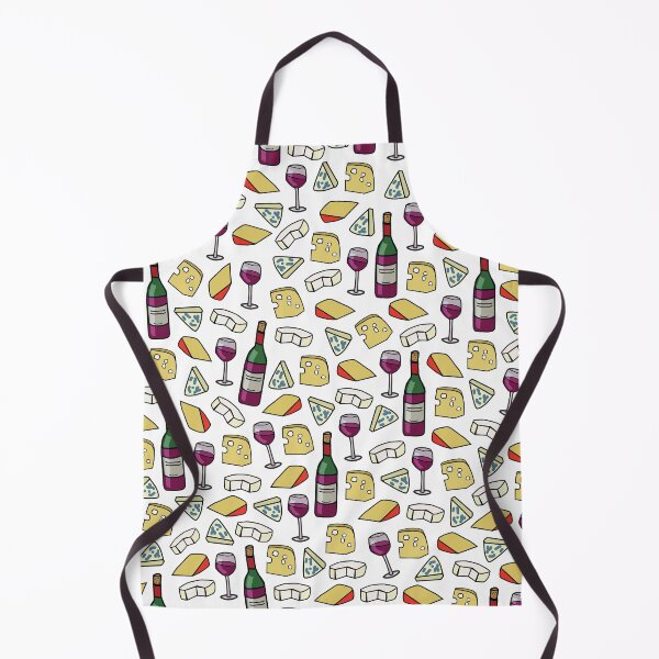 Item preview, Cheese and Wine Pattern designed and sold by DanandDee.