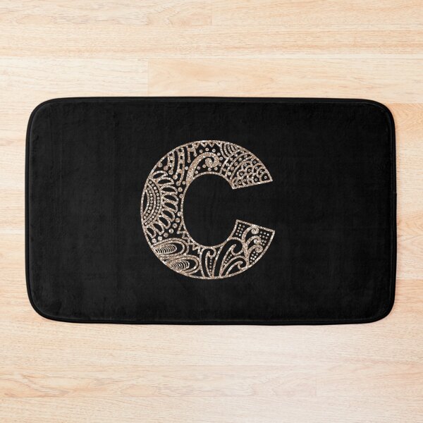 Item preview, Floral Mandala Monogram C | Mandala Monogram C designed and sold by ModernStyleBoho.