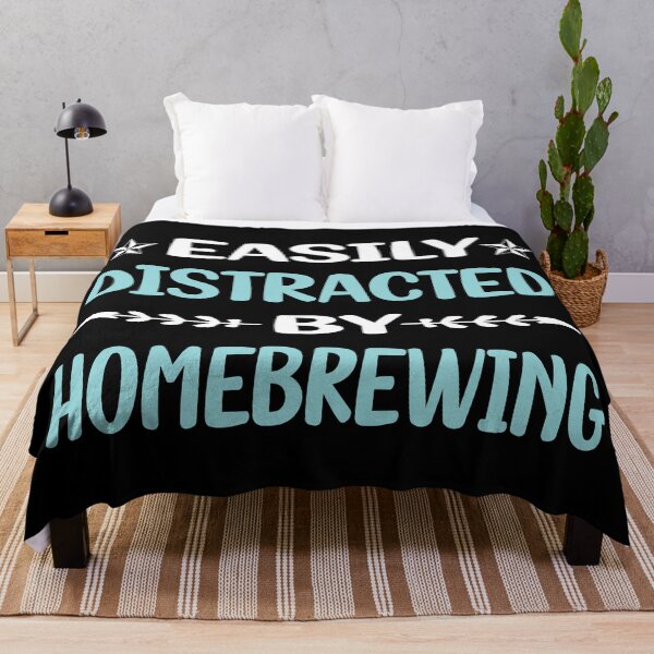 Item preview, Funny Easily Distracted Homebrewing Homebrew Homebrewer Beer Home Brew Brewing Brewer designed and sold by robinnacallanyi.
