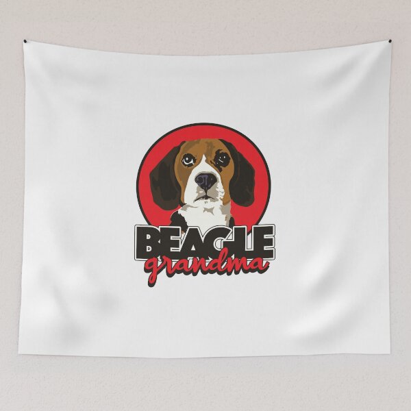 Item preview, Beagle Grandma - red designed and sold by iggystardust.