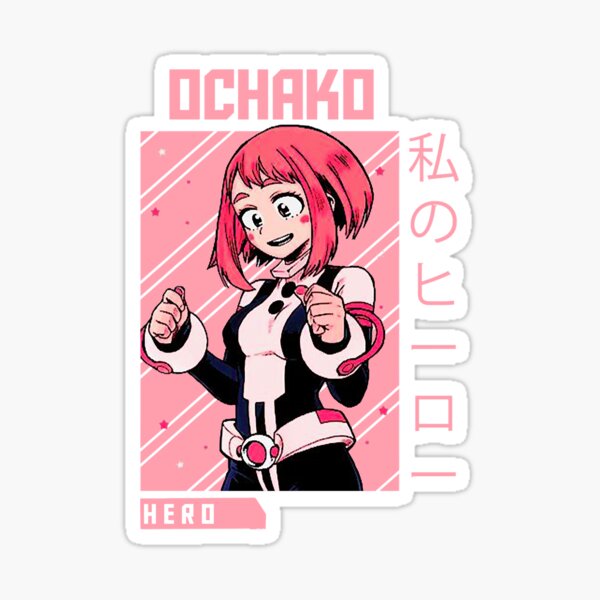 Ochaco Uraraka Cute Sticker For Sale By Friasdelgadisbd Redbubble 6233